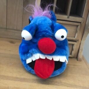 Applause Crazy Heads Puppet BORIS 1988 Vintage Tag Attached